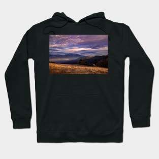 Sunset clouds over mountains Hoodie